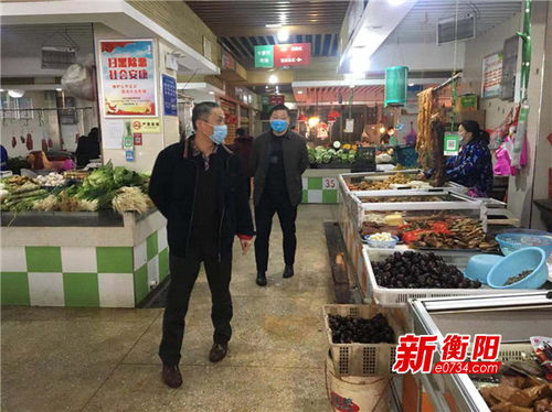 購物人群漸增 衡陽認真做好農貿市場疫情防控工作