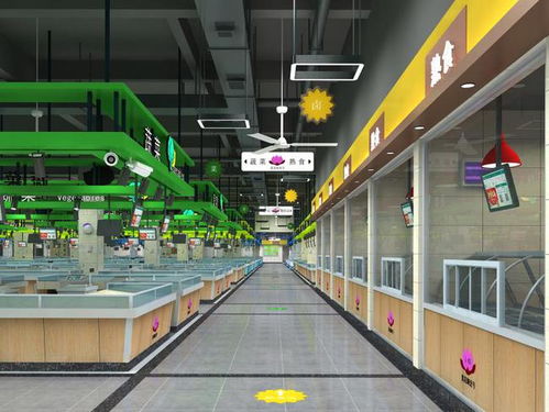 湖北陽新蓮花湖1號生活廣場新型農貿市場問世