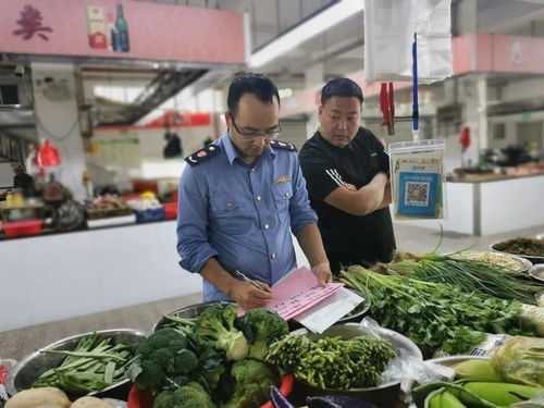 河頭鎮開展農貿市場食品安全追溯檢查工作
